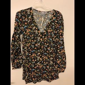 ASOS petite long sleeve romper